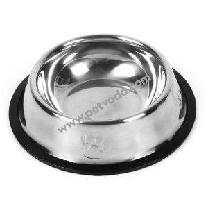 Ozark "Paw" Çelik Mama ve Su Kabı "15 cm - 8 Oz."